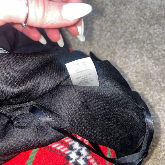 White House | Black Market Ruffled V Neck Dress Sz 4 knee length stretch LBD - Picture 8 of 9